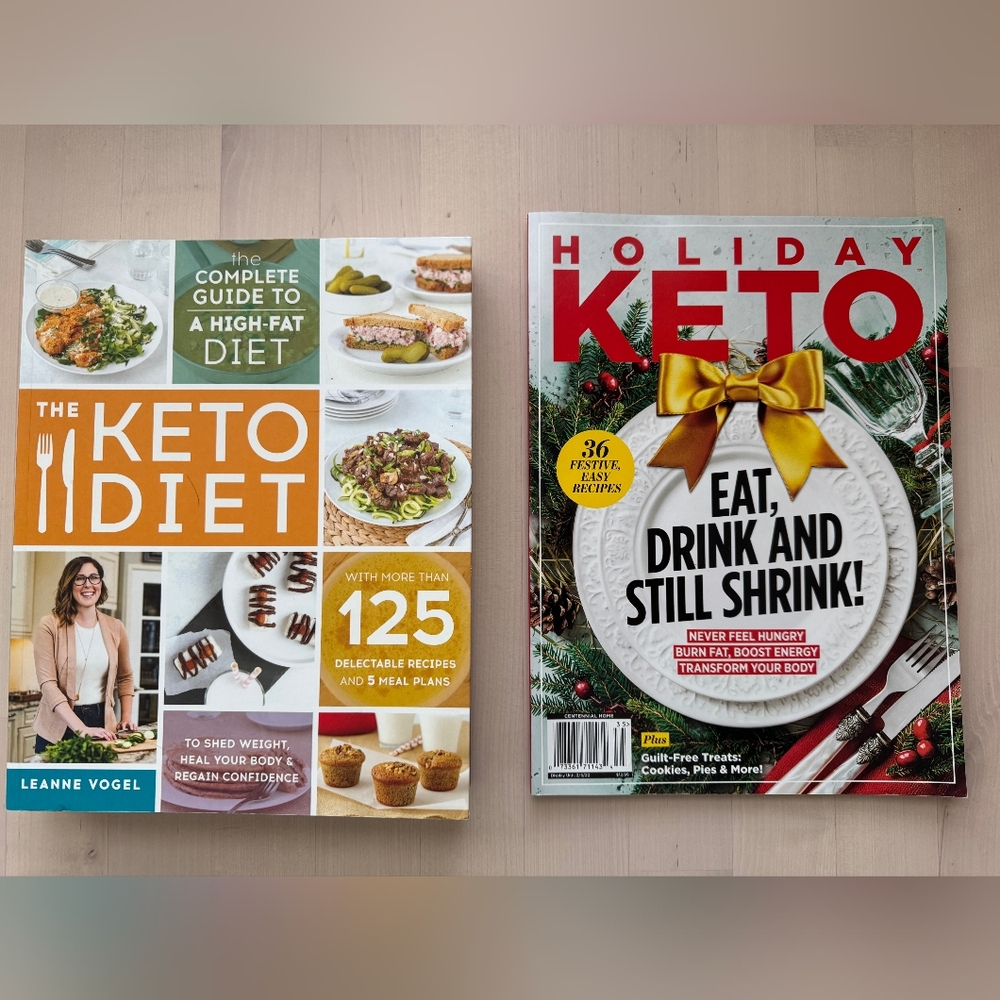 The Keto Diet Cookbook Set with‎ Holiday Edition